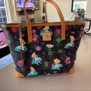 Rare!!! Dooney and Burke Alice in Wonderland handbag